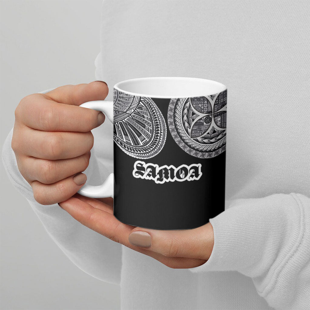 Samoa Traditional Tattoo Ceramic Mug Tribal Tatau Pattern LT03 - Polynesian Pride