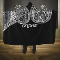 Samoa Traditional Tattoo Hooded Blanket Tribal Tatau Pattern LT03 - Polynesian Pride