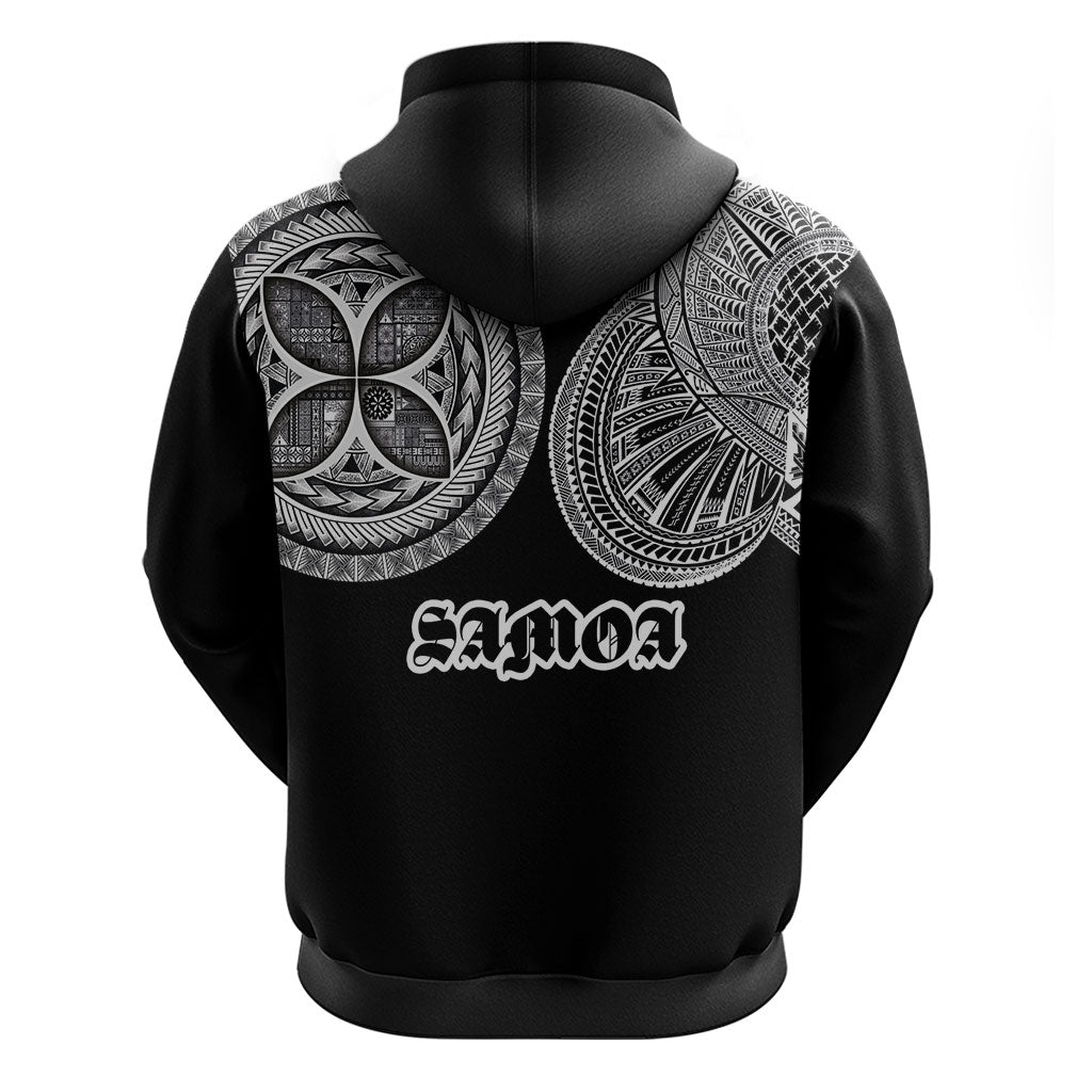Samoa Traditional Tattoo Hoodie Tribal Tatau Pattern LT03 - Polynesian Pride