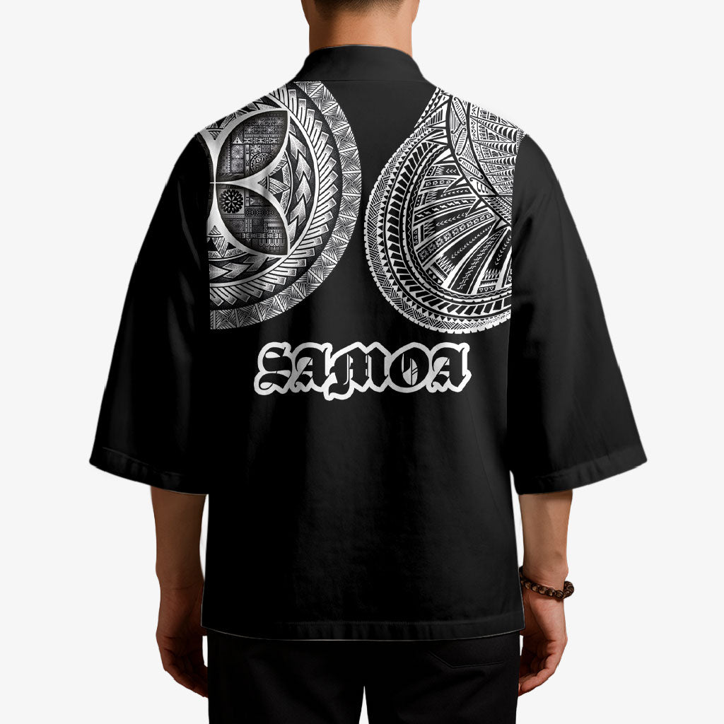 Samoa Traditional Tattoo Kimono Tribal Tatau Pattern LT03 - Polynesian Pride