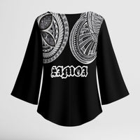 Samoa Traditional Tattoo Kimono Sleeve Blouse Tribal Tatau Pattern LT03 - Polynesian Pride