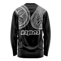 Samoa Traditional Tattoo Long Sleeve Shirt Tribal Tatau Pattern LT03 - Polynesian Pride