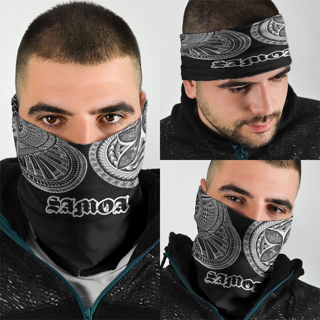 Samoa Traditional Tattoo Neck Gaiter Tribal Tatau Pattern LT03 - Polynesian Pride