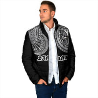 Samoa Traditional Tattoo Padded Jacket Tribal Tatau Pattern LT03 - Polynesian Pride
