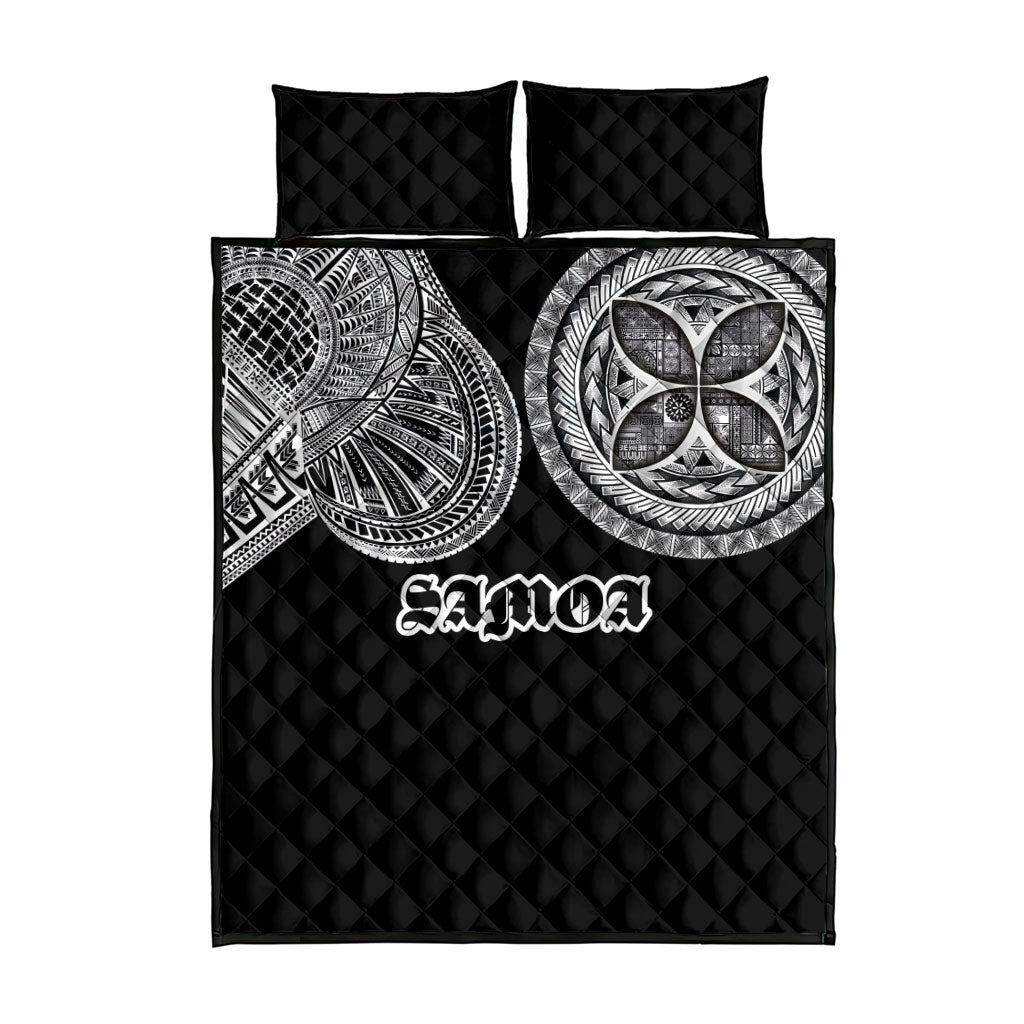 Samoa Traditional Tattoo Quilt Bed Set Tribal Tatau Pattern LT03 - Polynesian Pride