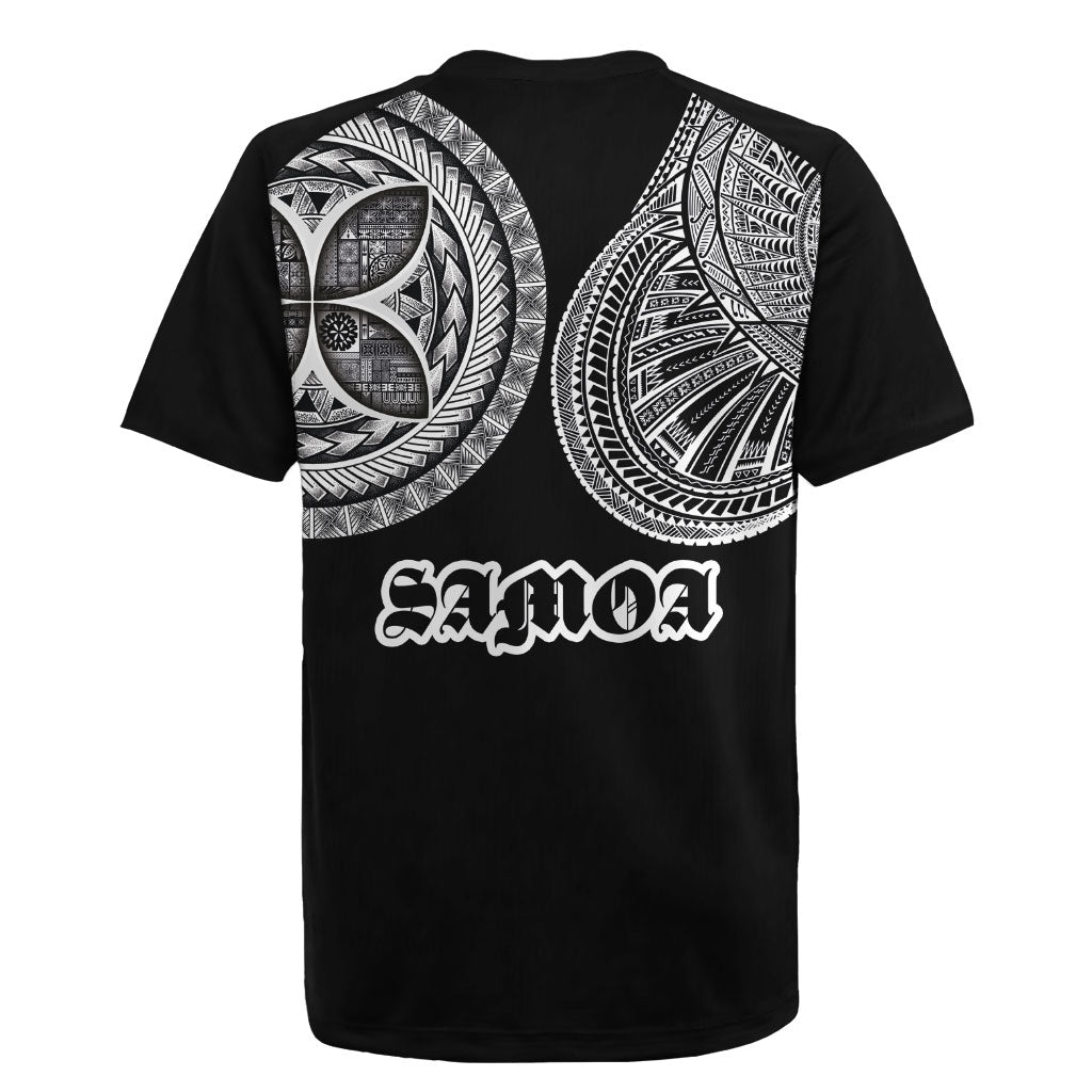 Samoa Traditional Tattoo Rugby Jersey Tribal Tatau Pattern LT03 - Polynesian Pride