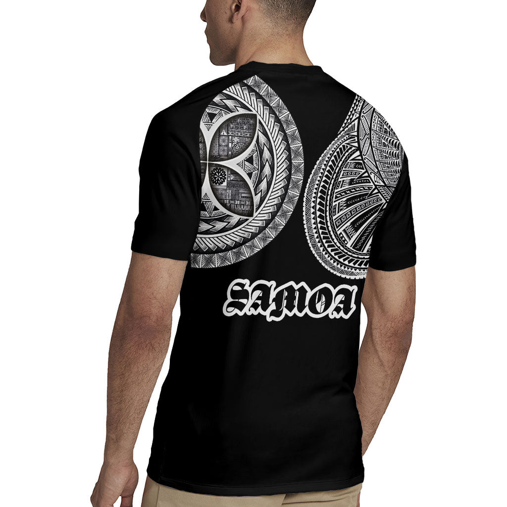 Samoa Traditional Tattoo Rugby Jersey Tribal Tatau Pattern LT03 - Polynesian Pride