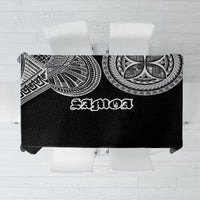 Samoa Traditional Tattoo Tablecloth Tribal Tatau Pattern LT03 Black - Polynesian Pride