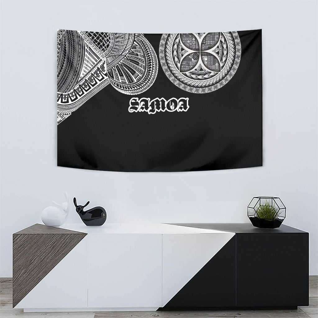 Samoa Traditional Tattoo Tapestry Tribal Tatau Pattern LT03 - Polynesian Pride