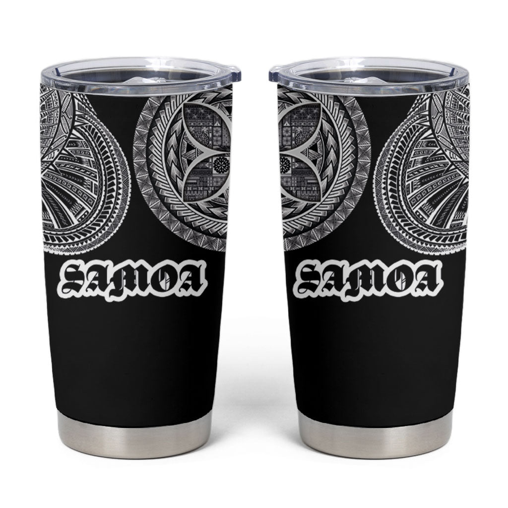 Samoa Traditional Tattoo Tumbler Cup Tribal Tatau Pattern