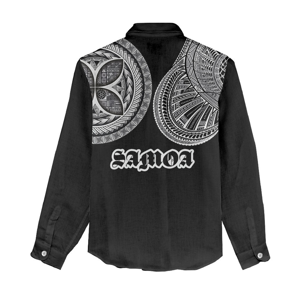 Samoa Traditional Tattoo Women Casual Shirt Tribal Tatau Pattern LT03 - Polynesian Pride