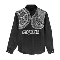 Samoa Traditional Tattoo Women Casual Shirt Tribal Tatau Pattern LT03 - Polynesian Pride
