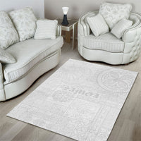 Samoa Lotu Tamaiti Area Rug Tribal Tatau with Siapo Pattern LT03 - Polynesian Pride