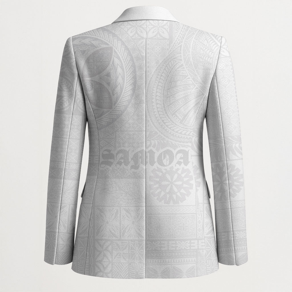Samoa Lotu Tamaiti Blazer Tribal Tatau with Siapo Pattern LT03 - Polynesian Pride