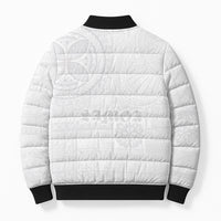 Samoa Lotu Tamaiti Bomber Puffer Jacket Tribal Tatau with Siapo Pattern LT03 - Polynesian Pride