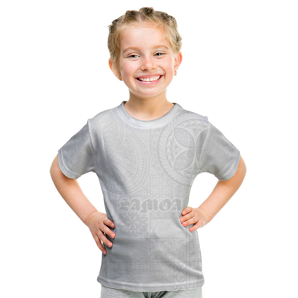 Samoa Lotu Tamaiti Kid T Shirt Tribal Tatau with Siapo Pattern