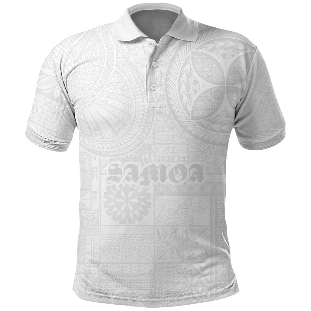 Samoa Lotu Tamaiti Polo Shirt Tribal Tatau with Siapo Pattern