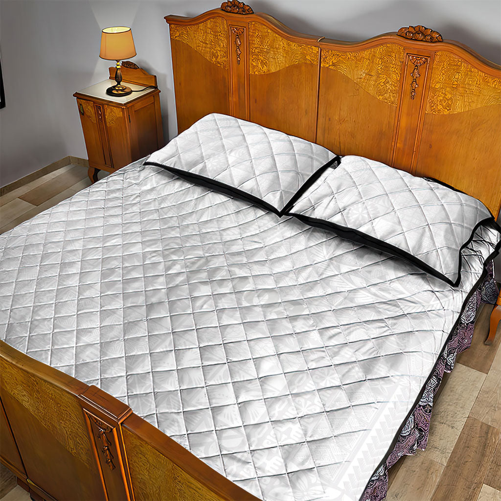 Samoa Lotu Tamaiti Quilt Bed Set Tribal Tatau with Siapo Pattern LT03 - Polynesian Pride