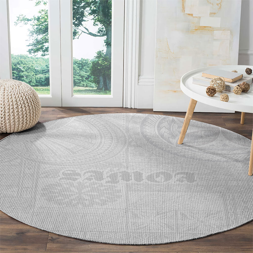 Samoa Lotu Tamaiti Round Carpet Tribal Tatau with Siapo Pattern LT03 - Polynesian Pride