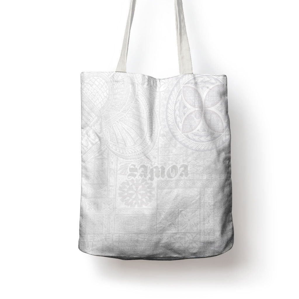 Samoa Lotu Tamaiti Tote Bag Tribal Tatau with Siapo Pattern LT03 - Polynesian Pride