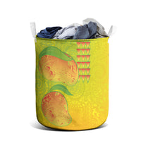Hawaiian Mango Laundry Basket Polynesian Art Pattern and Kakau Tattoo LT03 - Polynesian Pride