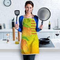 Hawaiian Mango Apron Polynesian Art Pattern and Kakau Tattoo LT03 - Polynesian Pride