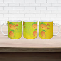 Hawaiian Mango Ceramic Mug Polynesian Art Pattern and Kakau Tattoo LT03 - Polynesian Pride