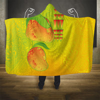 Hawaiian Mango Hooded Blanket Polynesian Art Pattern and Kakau Tattoo LT03 - Polynesian Pride