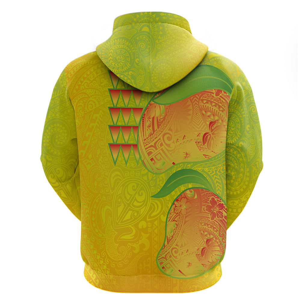 Hawaiian Mango Hoodie Polynesian Art Pattern and Kakau Tattoo LT03 - Polynesian Pride