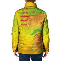 Hawaiian Mango Padded Jacket Polynesian Art Pattern and Kakau Tattoo LT03 - Polynesian Pride
