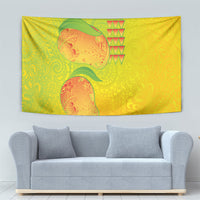 Hawaiian Mango Tapestry Polynesian Art Pattern and Kakau Tattoo LT03 - Polynesian Pride