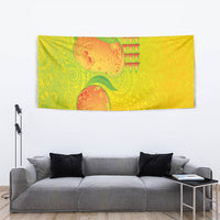 Hawaiian Mango Tapestry Polynesian Art Pattern and Kakau Tattoo LT03 - Polynesian Pride