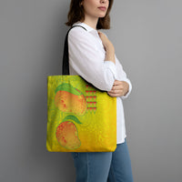 Hawaiian Mango Tote Bag Polynesian Art Pattern and Kakau Tattoo LT03 - Polynesian Pride