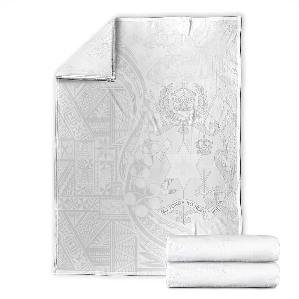 Tonga Faka Sepitema Blanket Ngatu Pattern with Plumeria and Hibiscus LT03 - Polynesian Pride