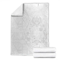 Tonga Faka Sepitema Blanket Ngatu Pattern with Plumeria and Hibiscus LT03 - Polynesian Pride