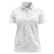 Tonga Faka Sepitema Women Polo Shirt Ngatu Pattern with Plumeria and Hibiscus