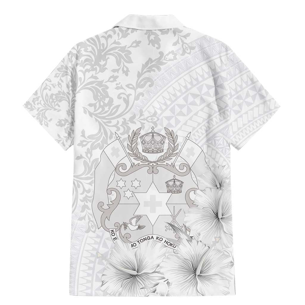 Tonga Faka Sepitema Family Matching Mermaid Dress and Hawaiian Shirt Ngatu and Floral Pattern with Blooming Hibiscus