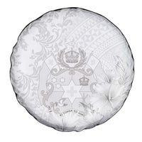 Tonga Faka Sepitema Spare Tire Cover Ngatu and Floral Pattern with Blooming Hibiscus LT03 - Polynesian Pride