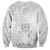 Tonga Faka Sepitema Sweatshirt Ngatu and Floral Pattern with Blooming Hibiscus