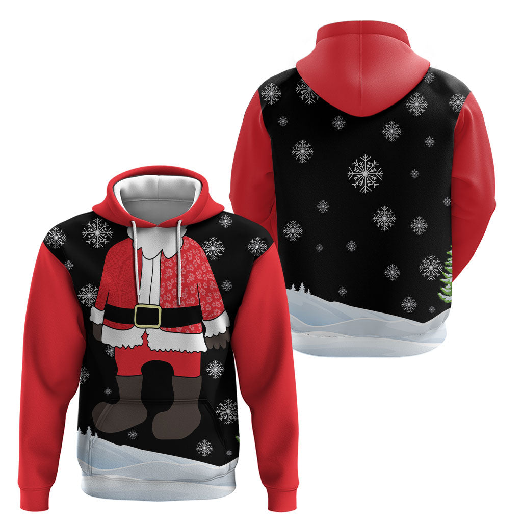 Polynesian Santa Claus Costume Funny Hoodie LT03 - Polynesian Pride
