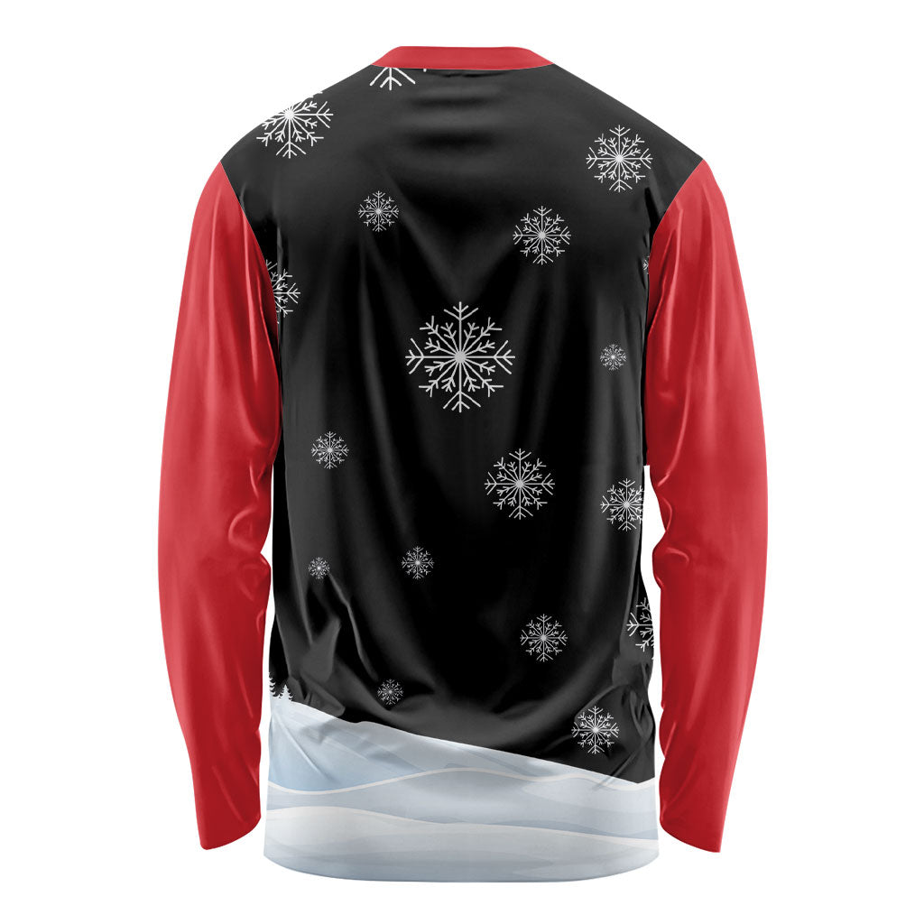 Polynesian Santa Claus Costume Funny Long Sleeve Shirt LT03 - Polynesian Pride