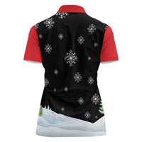 Polynesian Santa Claus Costume Funny Women Polo Shirt LT03 - Polynesian Pride