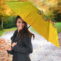 Hawaiian Mango Mele Kalikimaka Umbrella Santa Claus Surfing with Turtle Mango Christmas LT03 - Polynesian Pride