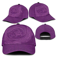 Hawaiian Turtle and Shark Classic Cap Kakau Tribal with Polynesian Pattern Pink Color LT03 - Polynesian Pride