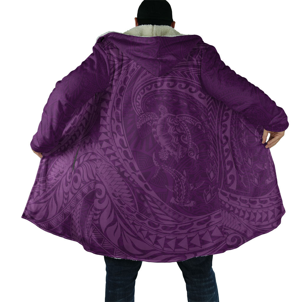 Hawaiian Turtle and Shark Cloak Kakau Tribal with Polynesian Pattern Pink Color LT03 - Polynesian Pride