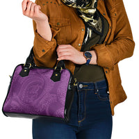 Hawaiian Turtle and Shark Shoulder Handbag Kakau Tribal with Polynesian Pattern Pink Color LT03 - Polynesian Pride