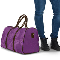 Hawaiian Turtle and Shark Travel Bag Kakau Tribal with Polynesian Pattern Pink Color LT03 - Polynesian Pride