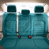 Hawaiian Turtle and Shark Back Car Seat Cover Kakau Tribal with Polynesian Pattern Turquoise Color LT03 - Polynesian Pride