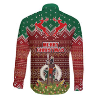 Vanuatu Christmas Family Matching Mermaid Dress and Hawaiian Shirt Pig Tusk Beautiful Merry Xmas Snowflake LT03 - Polynesian Pride