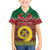 Vanuatu Christmas Family Matching Off Shoulder Short Dress and Hawaiian Shirt Pig Tusk Beautiful Merry Xmas Snowflake LT03 Son's Shirt Red - Polynesian Pride